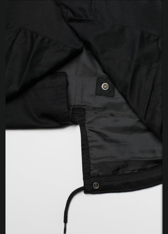 Черная демисезонная парк весенне-осенний H&M