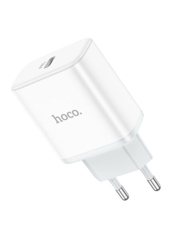 Сетевое зарядное устройство C104A Stage single port PD20W charger White Hoco (371363495)