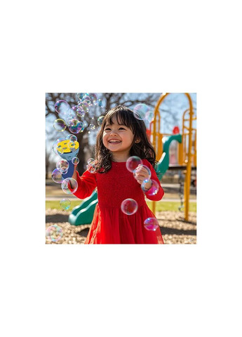 Генератор мильних бульбашок Свинка Пепа на батарейках з розчином 450 мл 200613 Dodo Різ7524 (370652527)