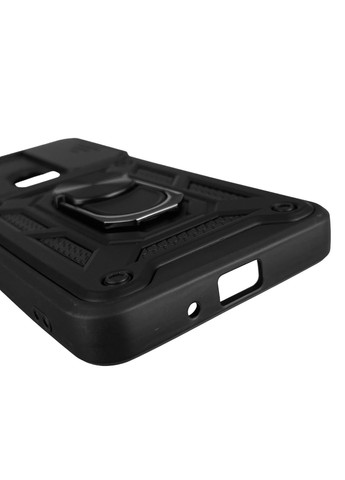 Чехол для Blade A31 бронированный с кольцом со шторкой на камеру на зте блейд а31 чёрный rg1 ZTE (366020125)