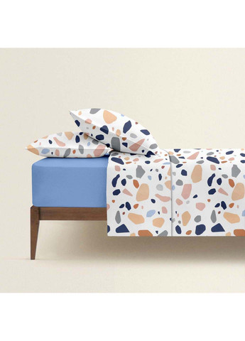 Полуторная постель с простыней на резинке GEMSTONES CS6 160х220 см Cosas (307477927)