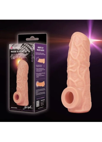 Насадка на член Kokos Nude Sleeve NS 001 M (мятая упаковка!!!) No Brand (387888880)