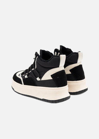 Чорні жіночі кеди на платформі колір чорний cb-00251128 Yuki