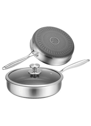 Глибока сковорода з нержавіючої сталі EB-13062 Edenberg (335078688)