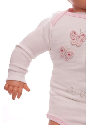 Розовый демисезонный комплект с шапочкой для девочки интерлок с птичкой розовый 62 см (28758) BABYKROHA