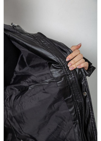Черная пуховик женский еврозима, цвет черный, 131r0023-1. Ager