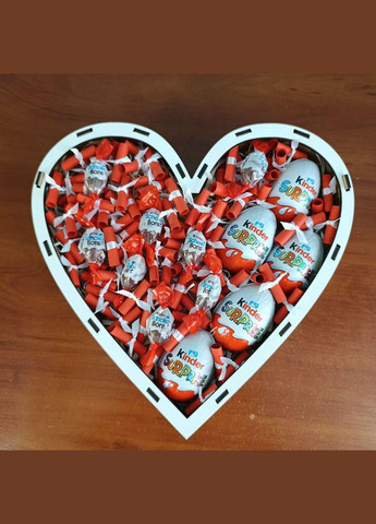 Кіндер бокс із солодощами для дівчини на день народження 8 березня день закоханих новий рік різдво на свято(ar253) No Brand (341828180)