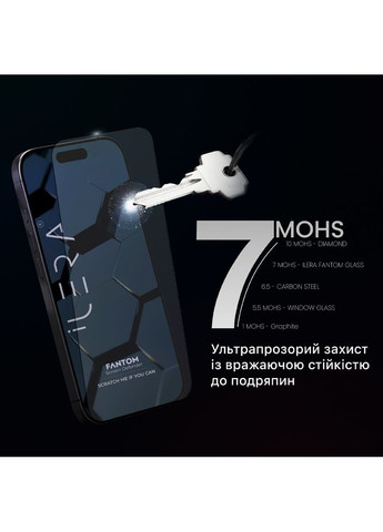 Защитное стекло Fantom Glass для Apple iPhone 16 Pro Max (ILFANT16PRMX) iLera (335808343)