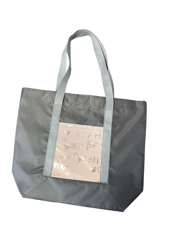 Велика жіноча сумка із світловідбиваючими кишенями. No Brand (285815118)