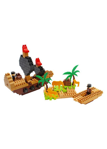Детский развивающий конструктор "Pirate island" 2642TXK 170 деталей ТехноК (366421220)