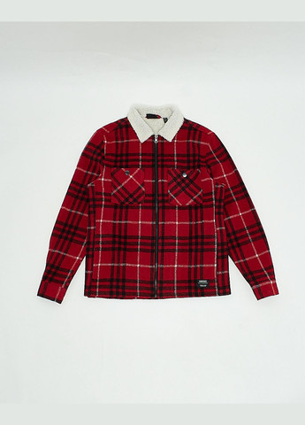 Куртка-сорочка,червоний-чорний-білий в клітку, Wesc (301024595)