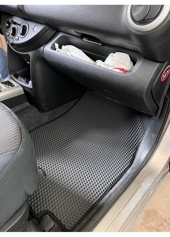 Автоковрики EVA в салон авто 2004-2013, Коврики ЭВА для нисан нот, комплект модельных ковриков Nissan Note (360846440)