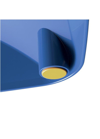 Миска для корма пластиковая 25x25x6,1h, 1,2 л, серый Bama (372085199)