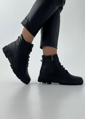 Осенние ботинки женские кожаные демисезонные Helios