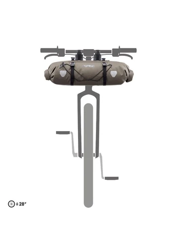 Гермосумка Handlebar - Pack M велосипедная на руль 15 л dark sand Ortlieb (379741401)