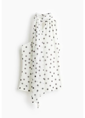 Женский приталенный топ на одной бретельке Н&М (58419) XS Белый H&M (338372402)