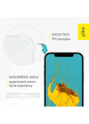 Чохол TPU Shockproof для Apple iPhone 12 Pro Max Transparent (1283126610066) Piko (399515482)