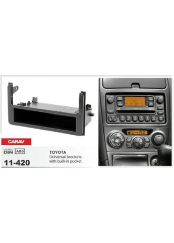 Перехідна рамка Toyota 1 DIN (11-420) Carav (395857434)