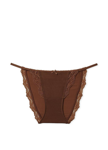 Женские трусики DREAM ANGELS Bikini коричневые Victoria's Secret (294973555)