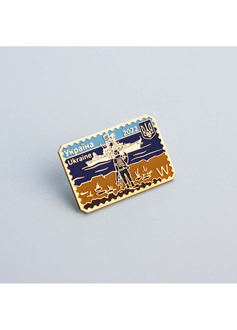 Значок Марка русский корабль ИНХ 20х30 мм Dobroznak (292338392)