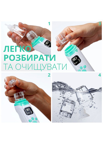 Аспіратор електричний назальний соплевідсмоктувач для новонароджених дітей білий Swan Baby ProClear 2.0 (305416238)