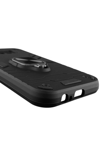 Чохол для телефона Galaxy A7 2017 (SM-A720F) броньований з магнітним кільцем-тримачем на самсунг а7 2017 чорний Samsung (366229053)