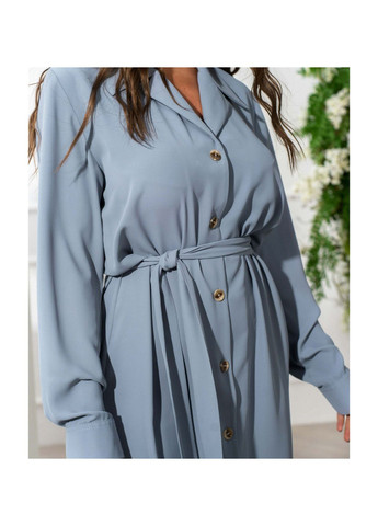 Серо-голубое платье Liton