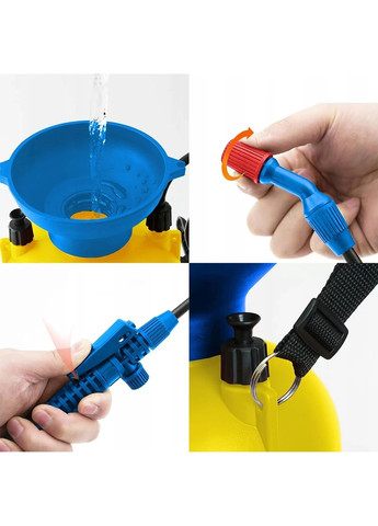 Опрыскиватель ручной помповый с телескопической штангой из нержавеющей стали (5 л) Sprayer (330127465)