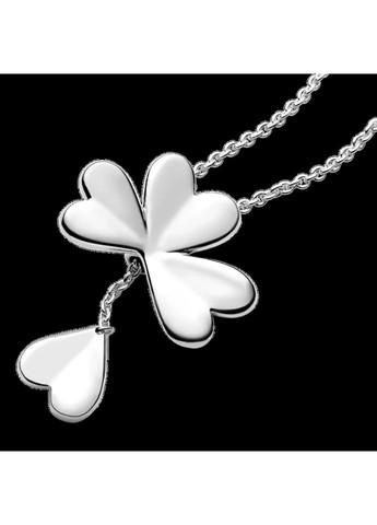 Серебряное колье Пандора "Клевер" 397925 Kabluchka (355462916)