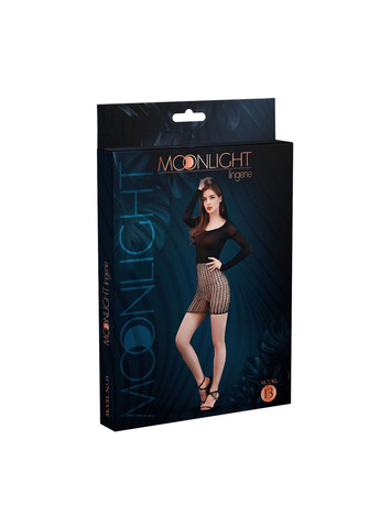 Черное эротическое платье model 13 black xs-l, длинный рукав. Moonlight