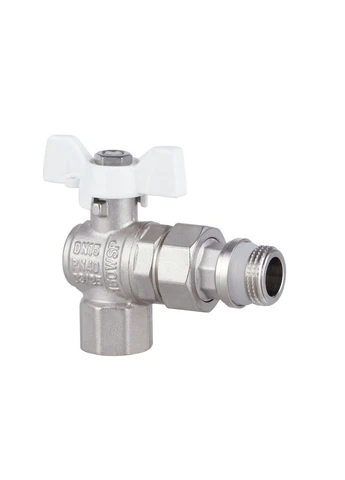 Кран кульовий "Американка" Forte 1/2" з антипротіканням кутовий SF223W15 Thermo Alliance (397088952)