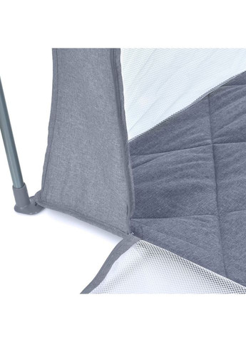 Дитячий манеж SWIFT 4 ME сірий 127х127 см ліжечко-люлька для дітей від 0,5 років ігровий куточок El Camino (368758113)