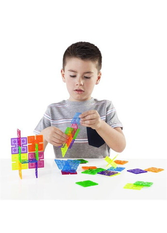 Конструктор Interlox Squares Квадраты, 96 деталей (G16835) Guidecraft (331298325)