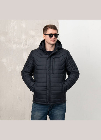 Темно-синяя демисезонная куртка мужская демисезонная большого размера SK