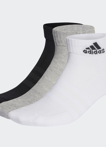 Три пары носков Cushioned Sportswear Ankle adidas (284346784)