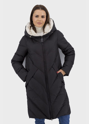 Чорний зимній Пуховик No Brand