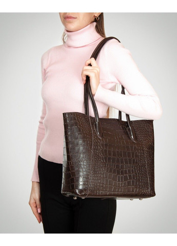 Женская кожаная сумка через плечо 9349 brown Alex Rai (370766796)