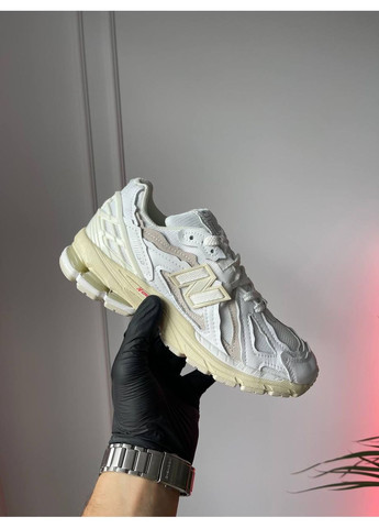 Білі Осінні кросівки чоловічі і жіночі new balance 1906d white beige | нью беланс 1906d білі бежеві No Brand