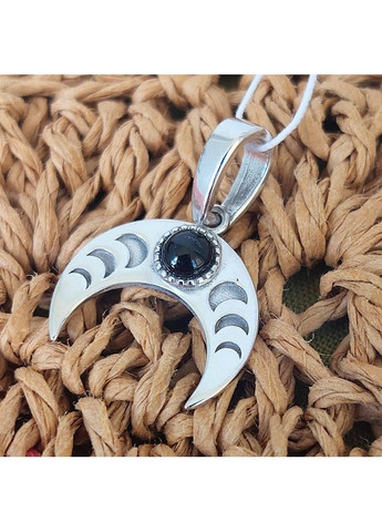 Кулон Лунниця із срібла з авантирином No Brand (370438676)