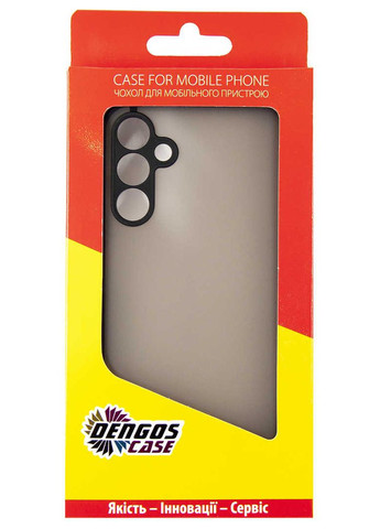 Чохол-накладка Matte для Samsung Galaxy A15 SM-A155 Black (DG-TPU-MATT-136) DENGOS (341487481)