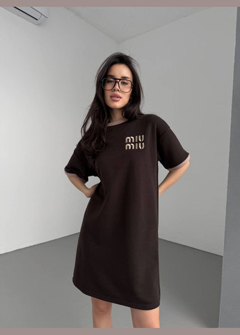 Чорна сукня-футболка No Brand