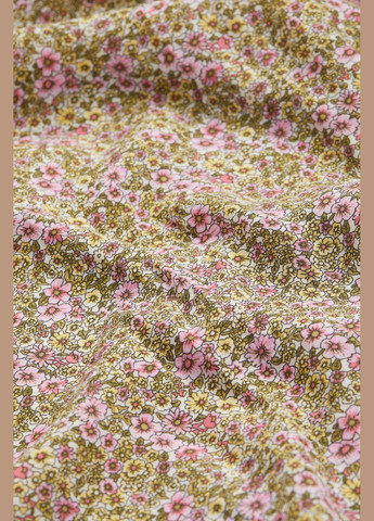 Комбинированное повседневный платье H&M с цветочным принтом