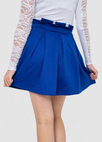 Разноцветная однотонная юбка, цвет электрик, 244r101 Ager