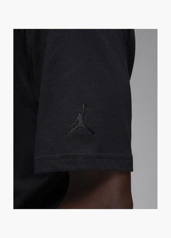 Чорна футболка чоловіча t-shirt brand black fn5982-010 Air Jordan