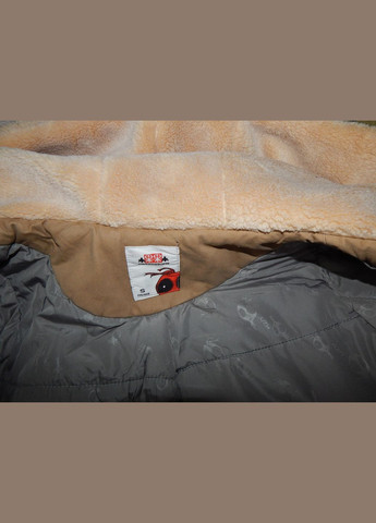 Бежевая зимняя куртка-парка женская утепленная демисезонная, с капюшоном сток р. 44-46 131gk No Brand