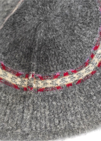 В'язана Зимова Шапка Тепла Панама Вовняний Капелюх для Жінок у Ретро Стилі з Орнаментом 55-59 см No Brand в'язана шапка панама (365301164)