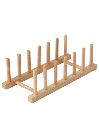Підставка для тарілок ІКЕА OSTBIT бамбук (90322360) IKEA (268024194)