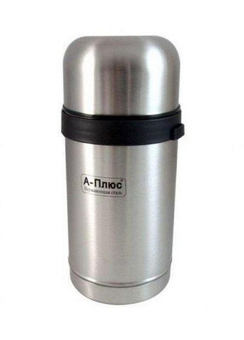 Термос пищевой из нержавеющей стали 1 литр -1664 металлический A-Plus (346597055)