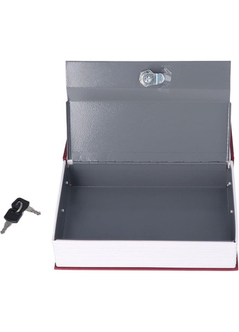 Книга-сейф бордовая 24х16 см с ключом для хранения денег и ценностей ProDobro (365440455)