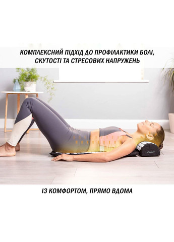 Массажный коврик с подушкой (аппликатор Кузнецова) Фиолетовый EasyFit (359380517)